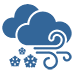 Winter Storm Blizzard Icon